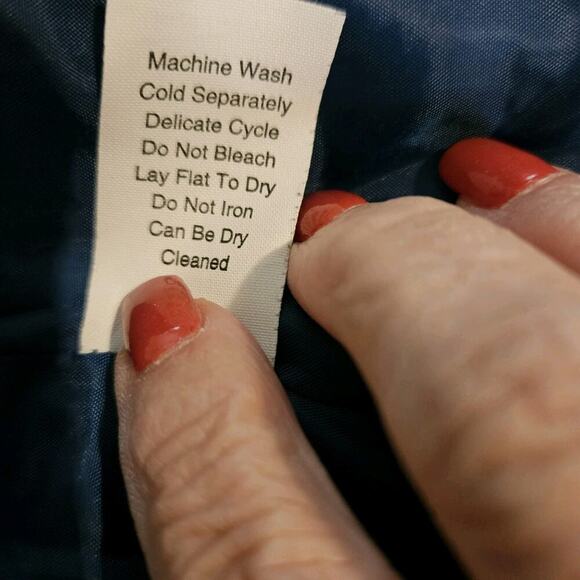 Cabi Womens Blue Full Zip Nylon Lined Winter Quilted Poseidon Puffer Jacket S - Picture 9 of 10